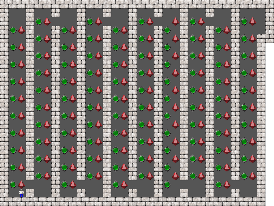 Sokoban Mass Remodel level 1107